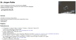 Desktop Screenshot of juergen.pahle.de